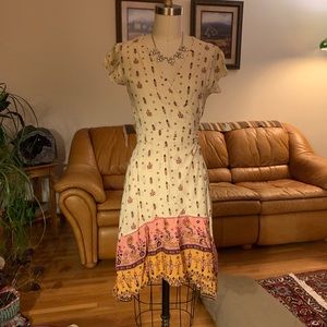 ISLA bay wrap mini dress S